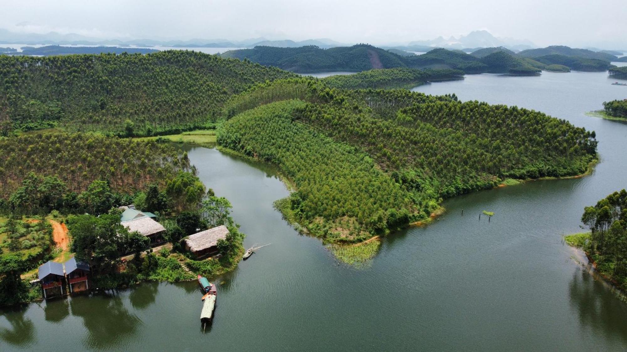 Giangtien Homestay-Vulinh Farmstay-Bungalow Yen Binh Bagian luar foto